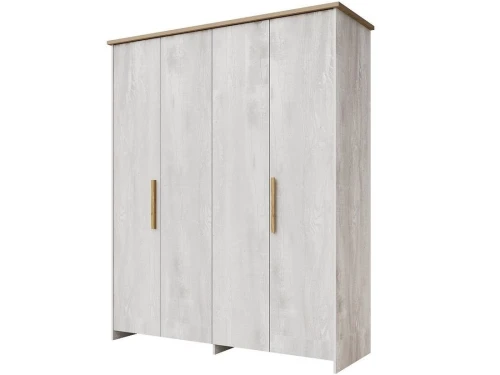 Шкаф «Скандинавия 4Д» КМК 0905.8, Бетон пайн светлый/Дуб Наварра