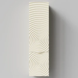 Пенал Эйфория 40 F1, пример RAL 1015 Светлая слоновая кость, матовая, подвесной, правый