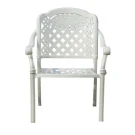 Кресло из литого алюминия Вулкан-2«VOLCANO-2»  -  Белый