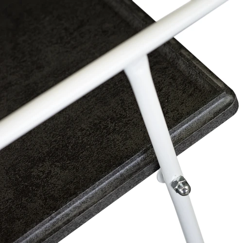 Стол сервировочный Новум белый/серый графит/серый бетон