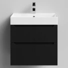 Тумба Бонум 1, 60 подвесной, Дуб цвет 27 Vodok с раковиной в комплекте