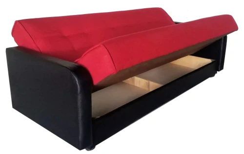 Диван Лондон 120 красный ППУ