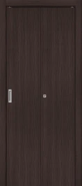 Межкомнатная складная дверь mr.wood Браво-0 Wenge Melinga