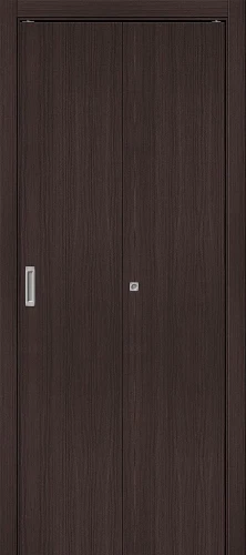 Межкомнатная складная дверь mr.wood Браво-0 Wenge Melinga