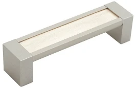 Ручка скоба мебельная С-31 Металлик/Nordic Oak 107*25*25