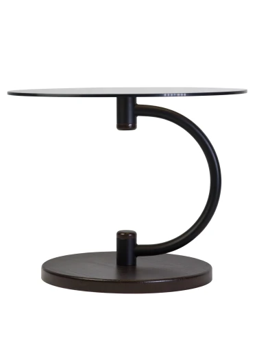 Стол журнальный Дуэт 13Н черный/венге/тонированное