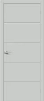 Межкомнатная дверь винил BRAVO Граффити-2.Д Grey Pro