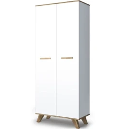 Шкаф Вега Скандинавия 800, белый глянец