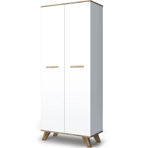 Шкаф Вега Скандинавия 800, белый глянец