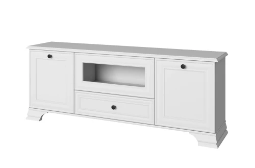 TIFFANY, Тумба RTV 1V2D1S. Цвет БЕЛЫЙ Anrex