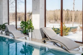 Шезлонги AGATA бежевые с матрасами