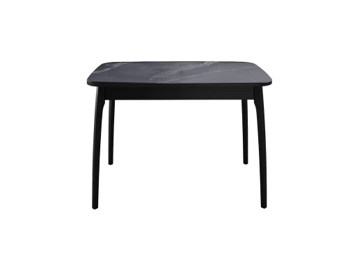 Стол DikLine MK15 Керамика Серый мрамор/подстолье черное/опоры черные