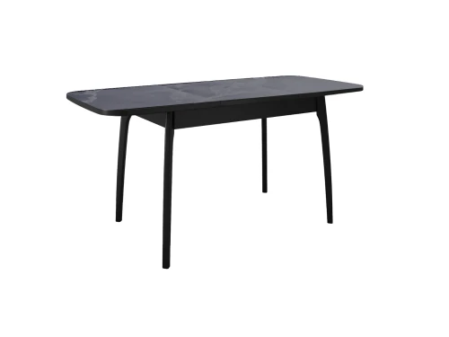 Стол DikLine MK15 Керамика Серый мрамор/подстолье черное/опоры черные