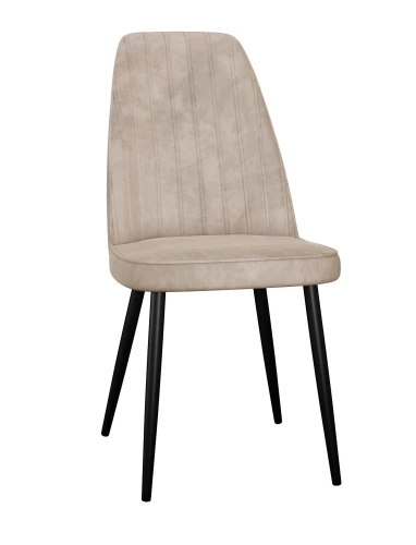 Стул DikLine 326 B03 BEIGE, ножки черные