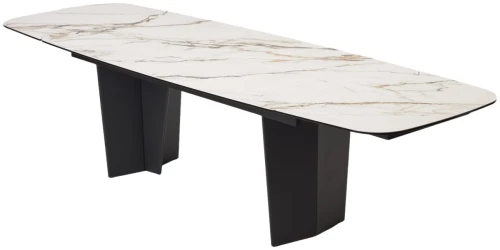 Стол MIKKEL 200 TL-188, испанская керамика / черный каркас, ®DISAUR