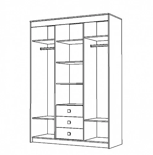 Шкаф-купе Юнона Комби