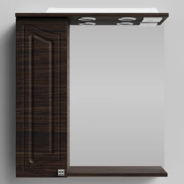 Зеркало Адам 65, Палисандр ПВХ 43101, левая