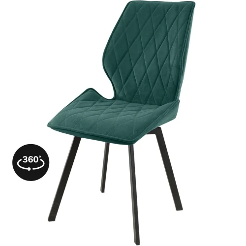 Обеденная группа (Стол Валенсия и 4 стула Амаретто), зеленый