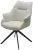 Стул ОВЕ (OVE) 360 град. поворот. RAVEN22 Бежево-белый, ткань / Черный, ®DISAUR