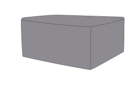 Защитный чехол на стол Латте 160×95×75 см, цвет серый