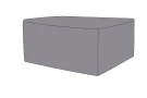 Защитный чехол на стол Латте 160×95×75 см, цвет серый