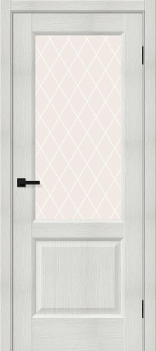 Межкомнатная дверь Неоклассик-33 Bianco Melinga White Сrystal