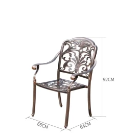 Кресло из литого алюминия Марбелья(Marbella)