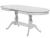 Обеденная группа (Стол Фабрицио-2 овал и 6 стульев Кабриоль), эмаль белая