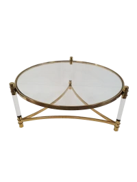 Стол журнальный Эклект MH1796CT, 104х104х46см, золото