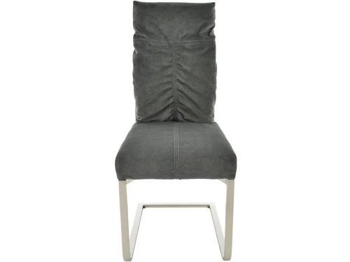 Обеденная группа (Стол Милан ПМ и 4 стула Лофт), серый