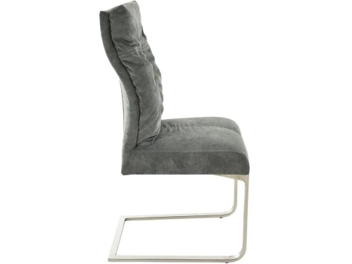 Обеденная группа (Стол Милан ПМ и 4 стула Лофт), серый