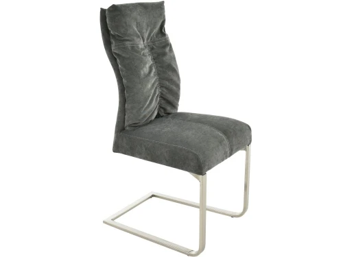 Обеденная группа (Стол Милан ПМ и 4 стула Лофт), серый