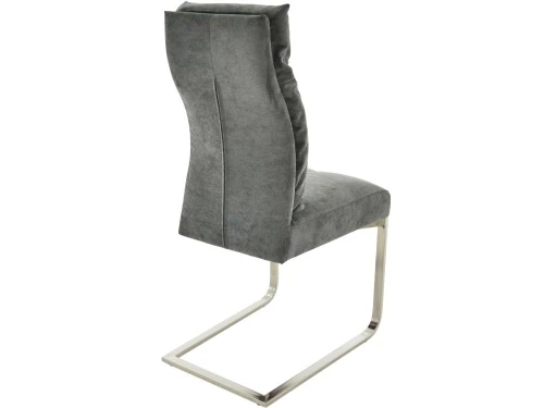 Обеденная группа (Стол Милан ПМ и 4 стула Лофт), серый