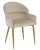 Стул обеденный Берклей D-1202D, бежевый/золото