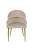Стул обеденный Берклей D-1202D, бежевый/золото
