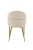 Стул обеденный Берклей D-1202D, бежевый/золото