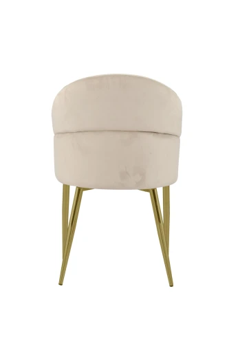 Стул обеденный Берклей D-1202D, бежевый/золото