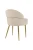 Стул обеденный Берклей D-1202D, бежевый/золото
