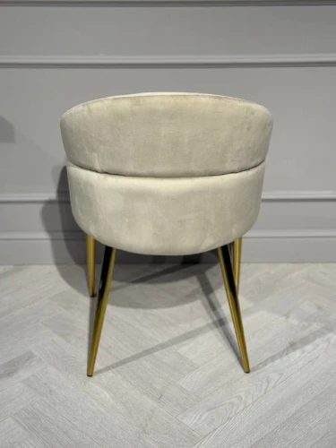 Стул обеденный Берклей D-1202D, бежевый/золото