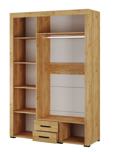 Шкаф для одежды Адель, белый/дуб крафт