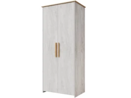 Шкаф «Скандинавия 2Д» КМК 0905.6, бетон пайн светлый/ дуб наварра