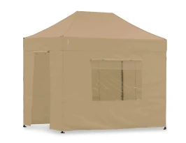 Беседка-шатер 2х3 м быстрой установки Серии S7  -  Бежевый