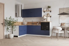 Готовая кухня КГ Угловой 1500*2250 (с пм) , Ежевика  Арника РМ