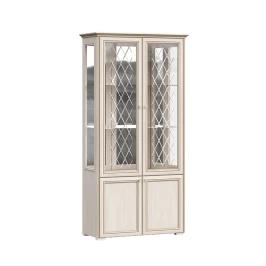 Шкаф-стекло Парма, Сандал светлый