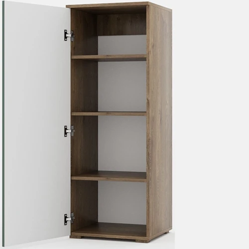 Тумба «Монреаль» 1Д КМК 0986.3, дуб канзас/зеленый матовый