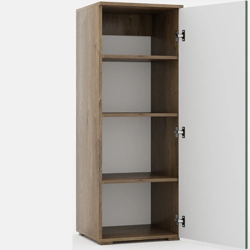 Тумба «Монреаль» 1Д КМК 0986.3, дуб канзас/зеленый матовый