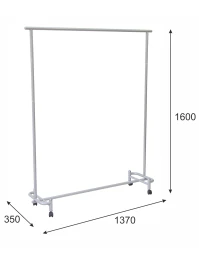 Вешалка напольная Пико 26 металлик