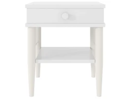 Тумба прикроватная ЛОРИ ММД 207, белый/белый