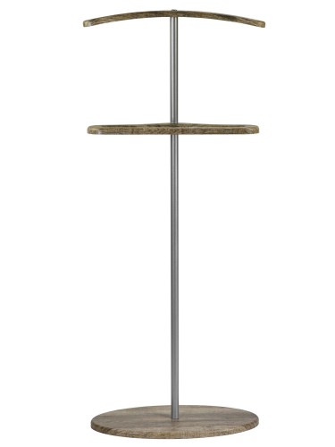 Вешалка костюмная Дэви 3 металлик/дуб крымский состаренный