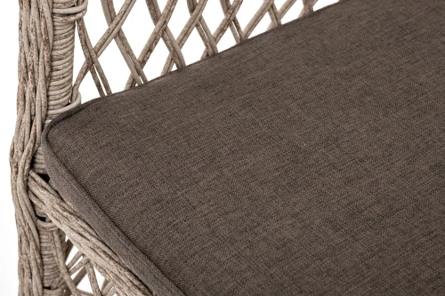 "Эспрессо - 80 L" обеденная группа плетеная, цвет бежевый